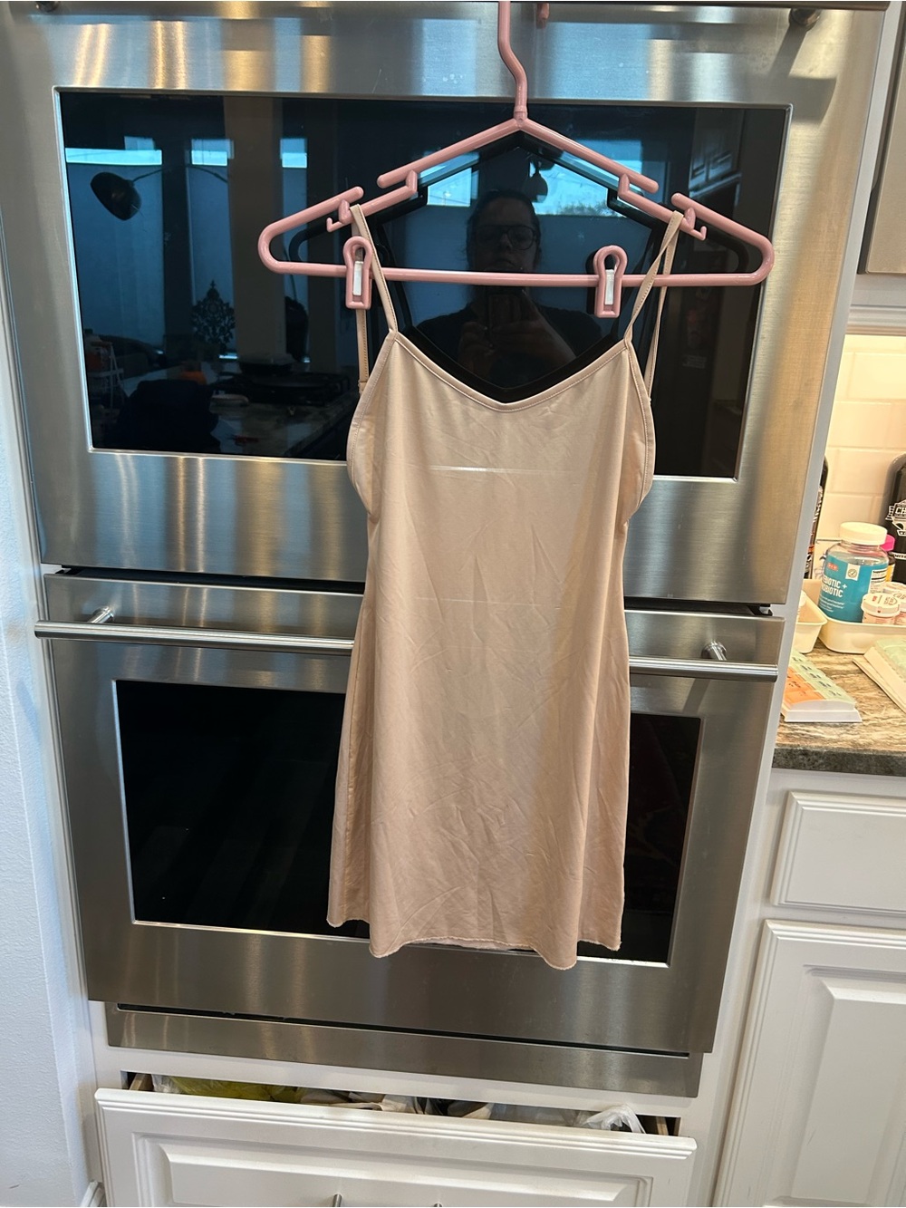 For Love And Lemons Blush Slip Mini Dress size XS GUC